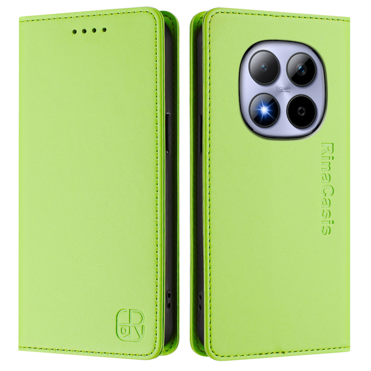 For Xiaomi Redmi Note 15 Pro 4G (Global) Leather Case RINACASIS RC01 Phone Cover with RFID Blocking Wallet Stand