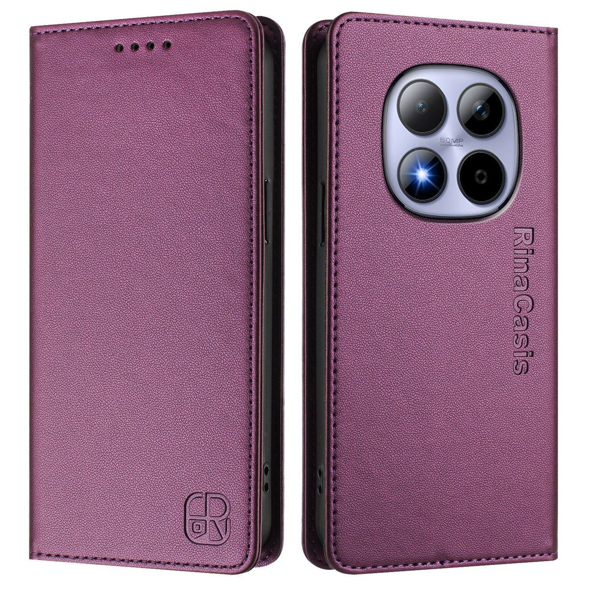 For Xiaomi Redmi Note 15 Pro 4G (Global) Leather Case RINACASIS RC01 Phone Cover with RFID Blocking Wallet Stand