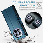 CASEME For Xiaomi Redmi Note 15 Pro 4G (Global) Case  023 Series RFID Blocking Wallet Stand Glossy Litchi Texture Leather Phone Cover