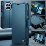 CASEME For Xiaomi Redmi Note 15 Pro 4G (Global) Case  023 Series RFID Blocking Wallet Stand Glossy Litchi Texture Leather Phone Cover
