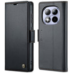 CASEME For Xiaomi Redmi Note 15 Pro 4G (Global) Case  023 Series RFID Blocking Wallet Stand Glossy Litchi Texture Leather Phone Cover