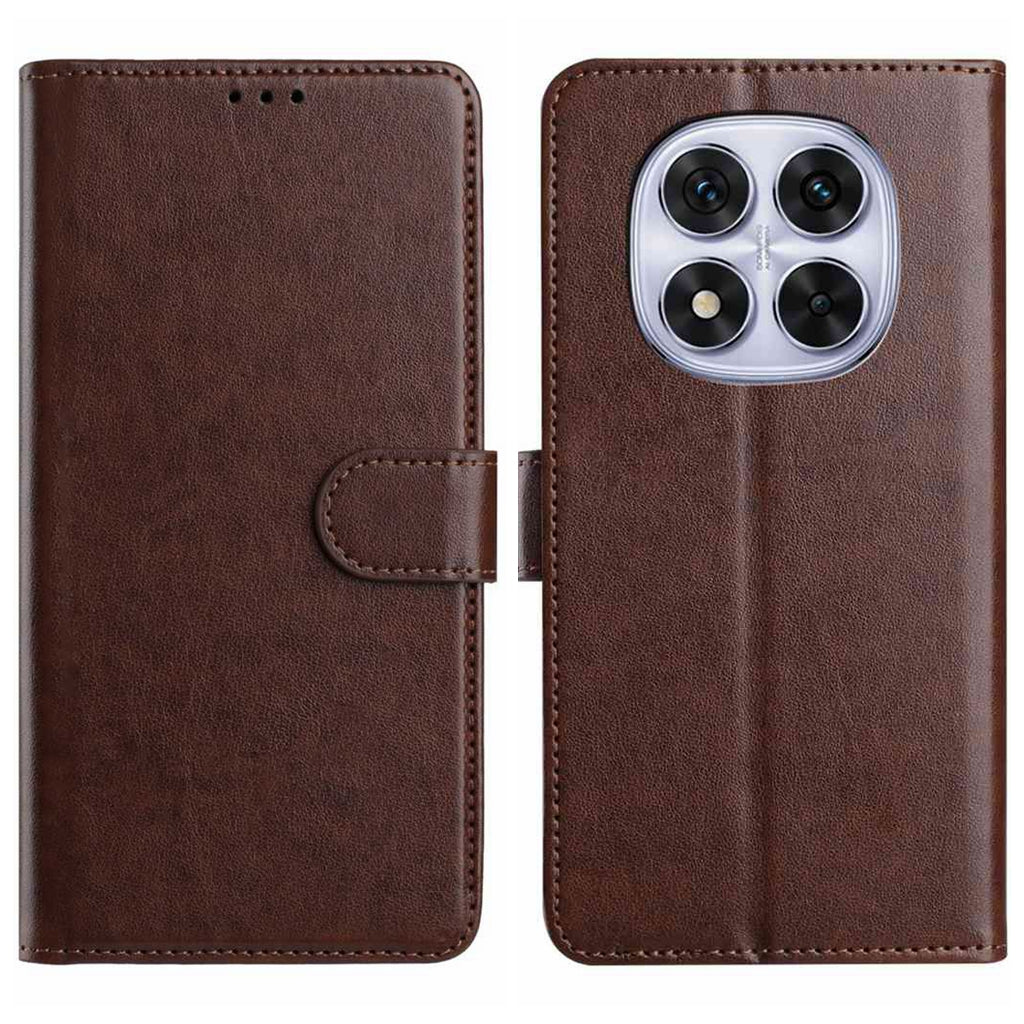 Xiaomi Redmi Note 15 4G (Global) / Xiaomi Poco M8 5G / Xiaomi Redmi Note 15 5G (Global) Plånboksfodral med stativ, PU-läder, fällbart skydd med 8 kortplatser