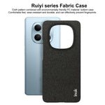IMAK Ruiyi Series Phone Case for Xiaomi Poco M8 5G / Redmi Note 15 5G (Global) / 15 4G (Global) Fabric Texture Leather + PC Back Cover