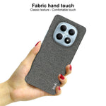 IMAK Ruiyi Series Phone Case for Xiaomi Poco M8 5G / Redmi Note 15 5G (Global) / 15 4G (Global) Fabric Texture Leather + PC Back Cover