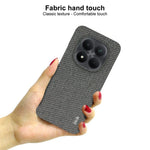 IMAK Ruiyi-serien för Xiaomi Poco M8 Pro 5G / Redmi Note 15 Pro+ 5G (Global) fodral Tygstruktur Läder + PC-bakstycke för mobil
