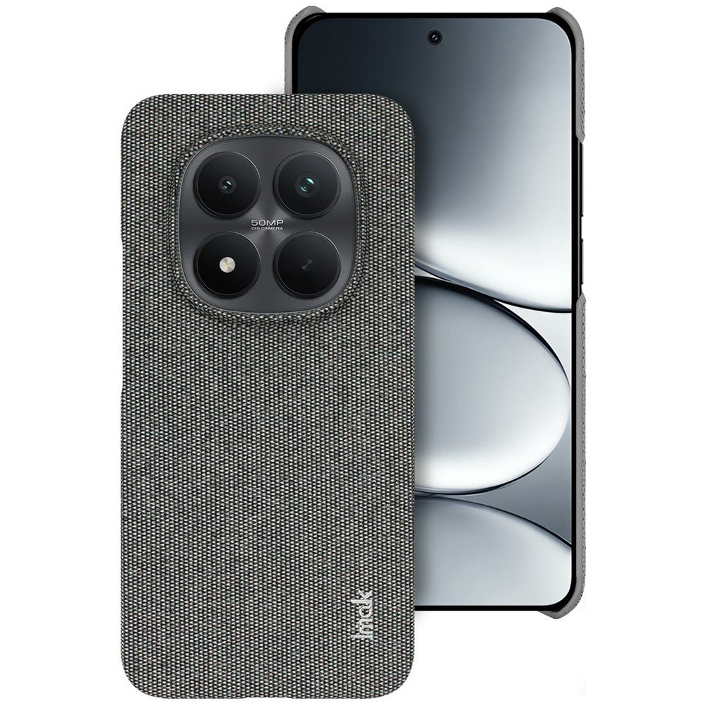 IMAK Ruiyi-serien för Xiaomi Poco M8 Pro 5G / Redmi Note 15 Pro+ 5G (Global) fodral Tygstruktur Läder + PC-bakstycke för mobil