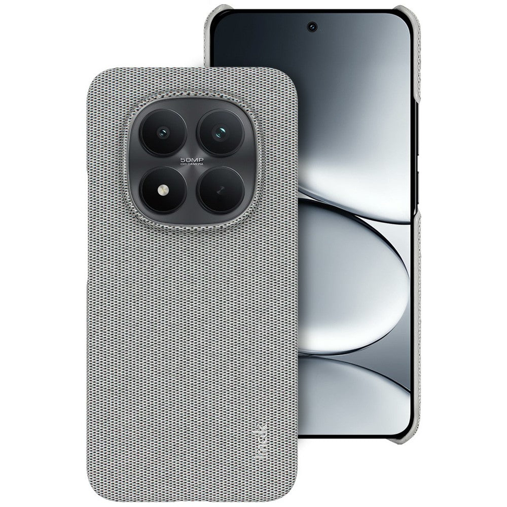 IMAK Ruiyi-serien för Xiaomi Poco M8 Pro 5G / Redmi Note 15 Pro+ 5G (Global) fodral Tygstruktur Läder + PC-bakstycke för mobil