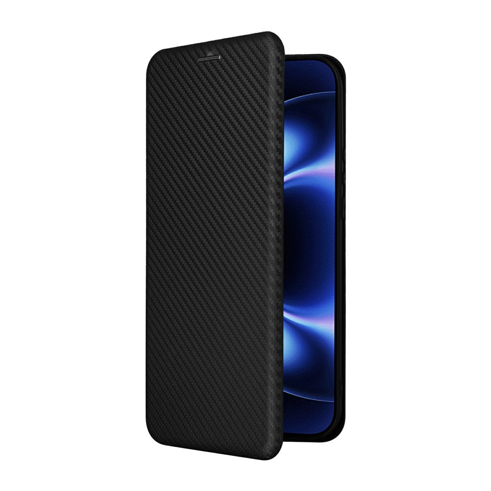 For Xiaomi 17 Ultra 5G Case Carbon Fiber Texture Drop-Proof PU Leather Phone Cover