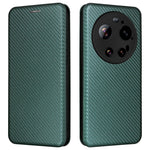 Xiaomi 17 Ultra 5G-skal, kolfiberstruktur, fallsäkert PU-läder, mobilskal