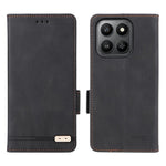 For Honor 400 Smart 4G Case Leather Wallet Flip Phone Cover with Hardware Decor