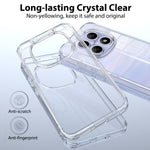 For Xiaomi Redmi Note 15 4G (Global) Clear Phone Case TPU+Acrylic Shockproof Phone Back Cover