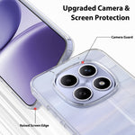 For Xiaomi Redmi Note 15 4G (Global) Clear Phone Case TPU+Acrylic Shockproof Phone Back Cover