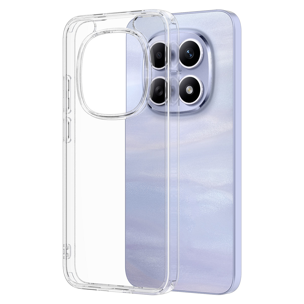 For Xiaomi Redmi Note 15 4G (Global) Clear Phone Case TPU+Acrylic Shockproof Phone Back Cover