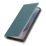For Samsung Galaxy S26 Ultra Wallet Case Genuine Cow Leather Phone Cover Litchi Texture