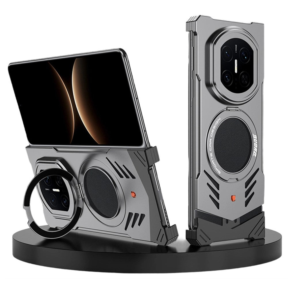 DYONG For Huawei Mate X7 Metal Case Snap-Open Design Heat Dissipation Shockproof Phone Cover