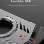 DYONG For Huawei Mate X7 Metal Case Snap-Open Design Heat Dissipation Shockproof Phone Cover