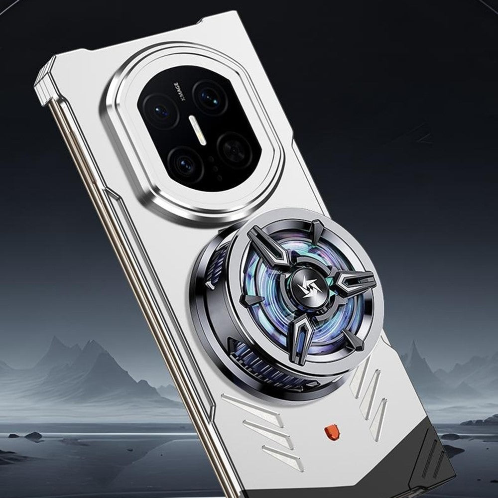 DYONG For Huawei Mate X7 Metal Case Snap-Open Design Heat Dissipation Shockproof Phone Cover