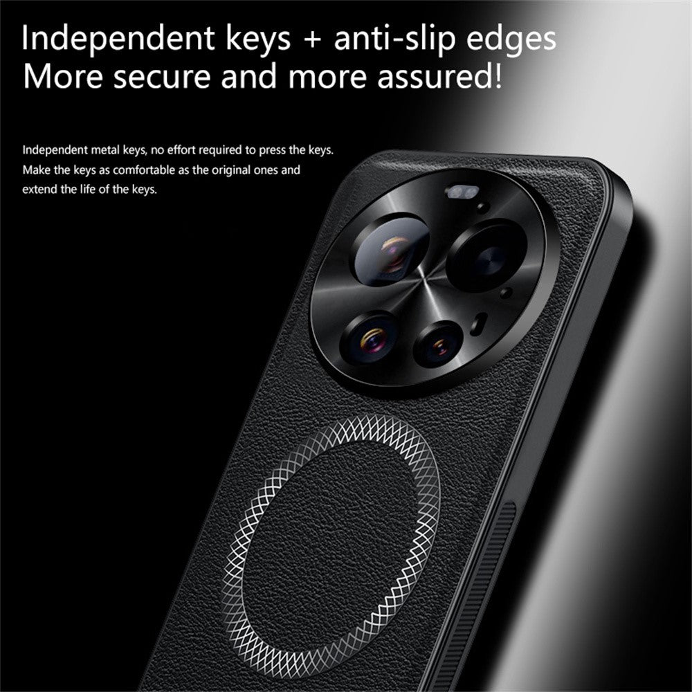 For Xiaomi 17 Ultra 5G Case PU TPU PC Phone Back Cover with Metal Lens Frame
