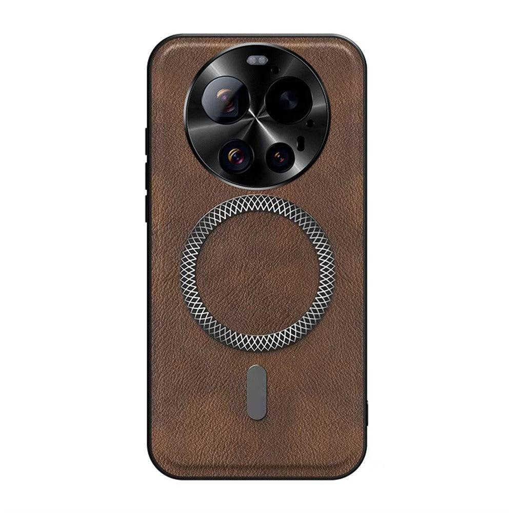 For Xiaomi 17 Ultra 5G Case PU TPU PC Phone Back Cover with Metal Lens Frame