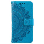 PU-läderskal med mandala-tryck och blommor till Oppo A17 4G / A17k 4G, fällbart stativ, magnetiskt spänne, skyddande plånboksfodral