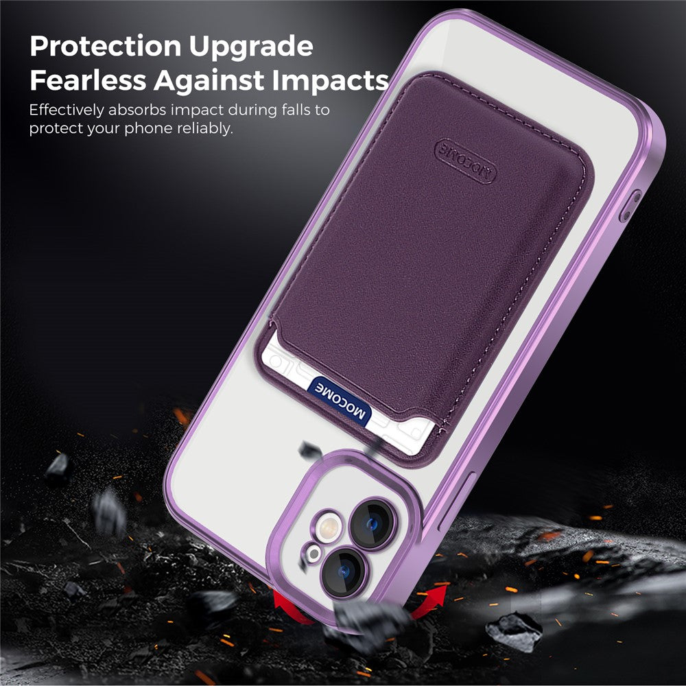 Til iPhone 11 Magnetisk Telefoncover TPU + PC Mobilcover med Kortlomme