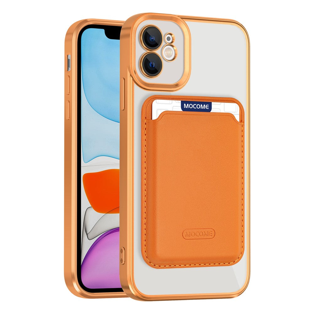 Til iPhone 11 Magnetisk Telefoncover TPU + PC Mobilcover med Kortlomme