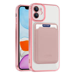 Til iPhone 11 Magnetisk Telefoncover TPU + PC Mobilcover med Kortlomme