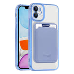 Til iPhone 11 Magnetisk Telefoncover TPU + PC Mobilcover med Kortlomme