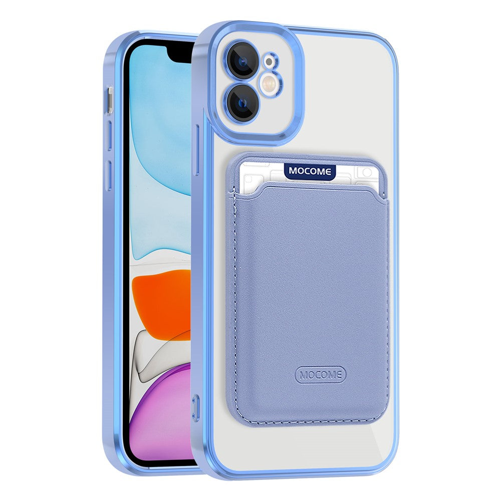 Til iPhone 11 Magnetisk Telefoncover TPU + PC Mobilcover med Kortlomme
