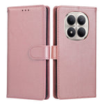 For Xiaomi Redmi Note 15 Pro 4G (Global) Case PU Leather Wallet Stand Phone Cover with Wrist Strap