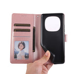 For Xiaomi Redmi Note 15 Pro 4G (Global) Case PU Leather Wallet Stand Phone Cover with Wrist Strap