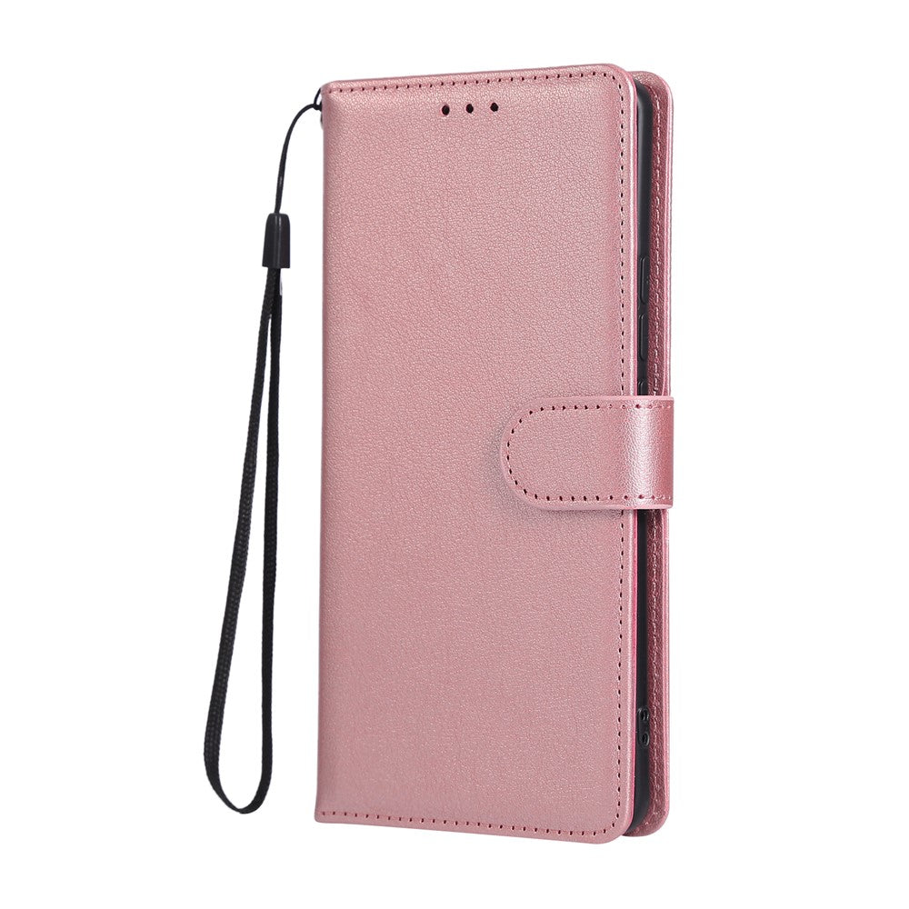 For Xiaomi Redmi Note 15 Pro 4G (Global) Case PU Leather Wallet Stand Phone Cover with Wrist Strap