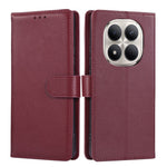 For Xiaomi Redmi Note 15 Pro 4G (Global) Case PU Leather Wallet Stand Phone Cover with Wrist Strap