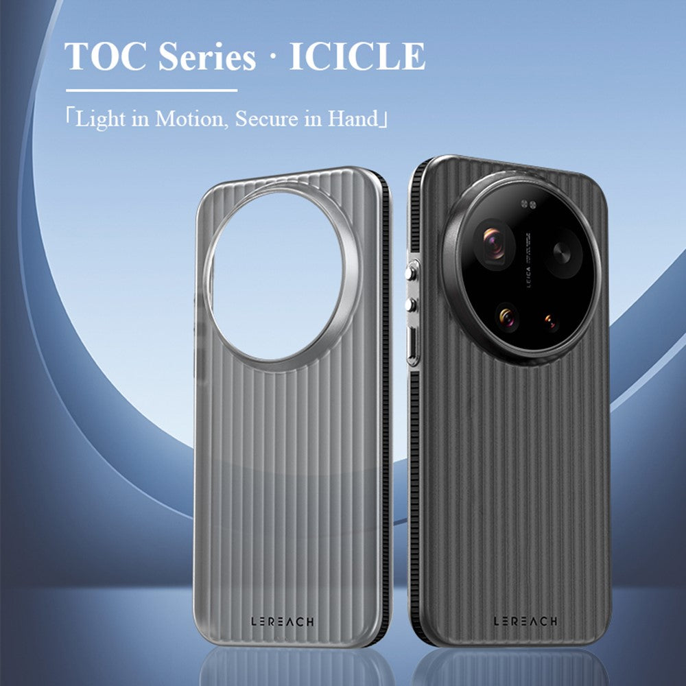 LEREACH TOC Series for Xiaomi 17 Ultra 5G Case Flowing Grid PC Phone Cover