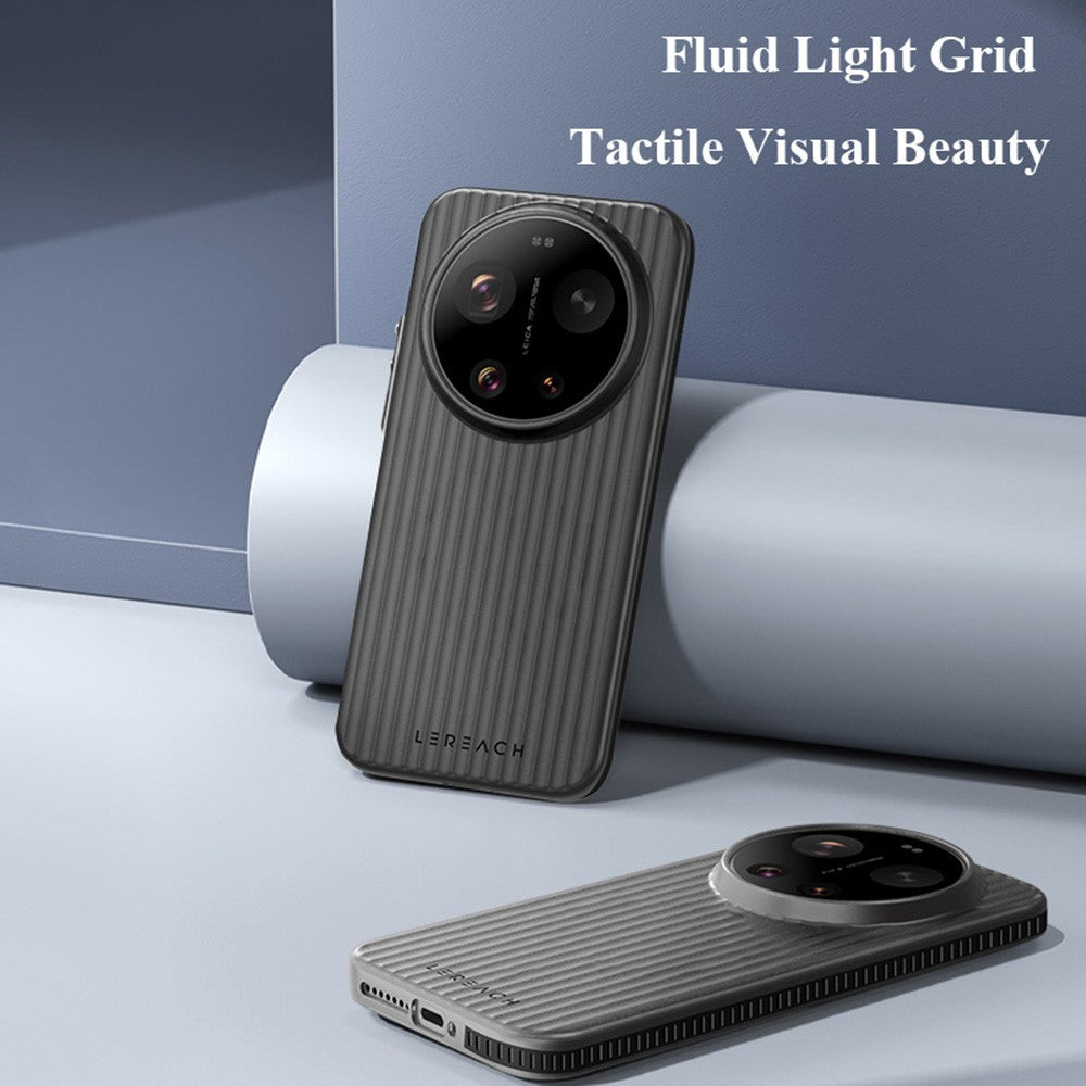 LEREACH TOC Series for Xiaomi 17 Ultra 5G Case Flowing Grid PC Phone Cover