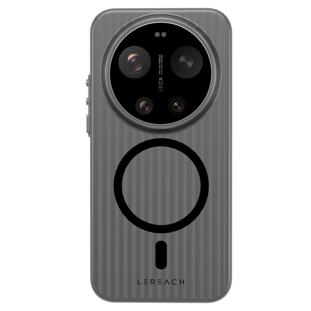 LEREACH TOC Series for Xiaomi 17 Ultra 5G Magnetic Case Flowing Grid PC Phone Cover