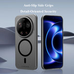 LEREACH TOC Series for Xiaomi 17 Ultra 5G Magnetic Case Flowing Grid PC Phone Cover