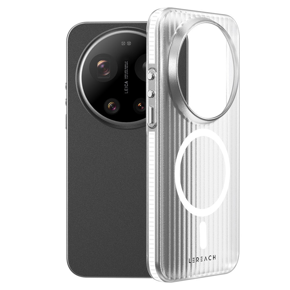 LEREACH TOC-serien för Xiaomi 17 Ultra 5G magnetiskt skal Flowing Grid PC-mobilskydd