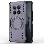 For Xiaomi Redmi Note 15 4G (Global) Magnetic Case Butterfly Armor Hollow Heat Dissipation PC + TPU Phone Cover