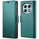 CASEME cover til Xiaomi Redmi Note 15 5G (Global) / Xiaomi Poco M8 5G / Xiaomi Redmi Note 15 4G (Global), pungcover i 023-serien med RFID-blokering, blankt lædercover med litchitekstur