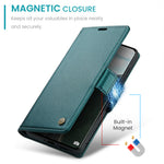 CASEME För Xiaomi Redmi Note 15 5G (Global) / Xiaomi Poco M8 5G / Xiaomi Redmi Note 15 4G (Global) Skal 023-serien RFID-blockerande plånboksfodral Glansigt läderfodral med litchitextur