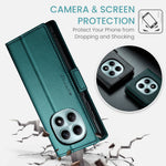 CASEME För Xiaomi Redmi Note 15 5G (Global) / Xiaomi Poco M8 5G / Xiaomi Redmi Note 15 4G (Global) Skal 023-serien RFID-blockerande plånboksfodral Glansigt läderfodral med litchitextur