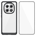 WANLONFENG mobilcover i XC-serien af TPU med akrylbeskyttelse og hærdet glas til Xiaomi Redmi Note 15 Pro 4G (Global) (stort linsehul)