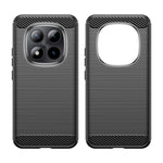 WANLONFENG För Xiaomi Poco M8 Pro 5G / Xiaomi Redmi Note 15 Pro+ 5G (Global) Skal med Skärmfilm LS-serien Stort Linshål Borstad Textur TPU mobilskal