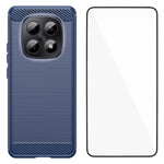 WANLONFENG För Xiaomi Poco M8 Pro 5G / Xiaomi Redmi Note 15 Pro+ 5G (Global) Skal med Skärmfilm LS-serien Stort Linshål Borstad Textur TPU mobilskal