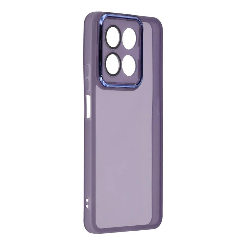 WANLONFENG For Honor 400 Smart 5G / Honor 400 Smart 4G / Honor X7d 4G TPU Case  DKSM Series Electroplated Frame Back Cover with Tempered Glass