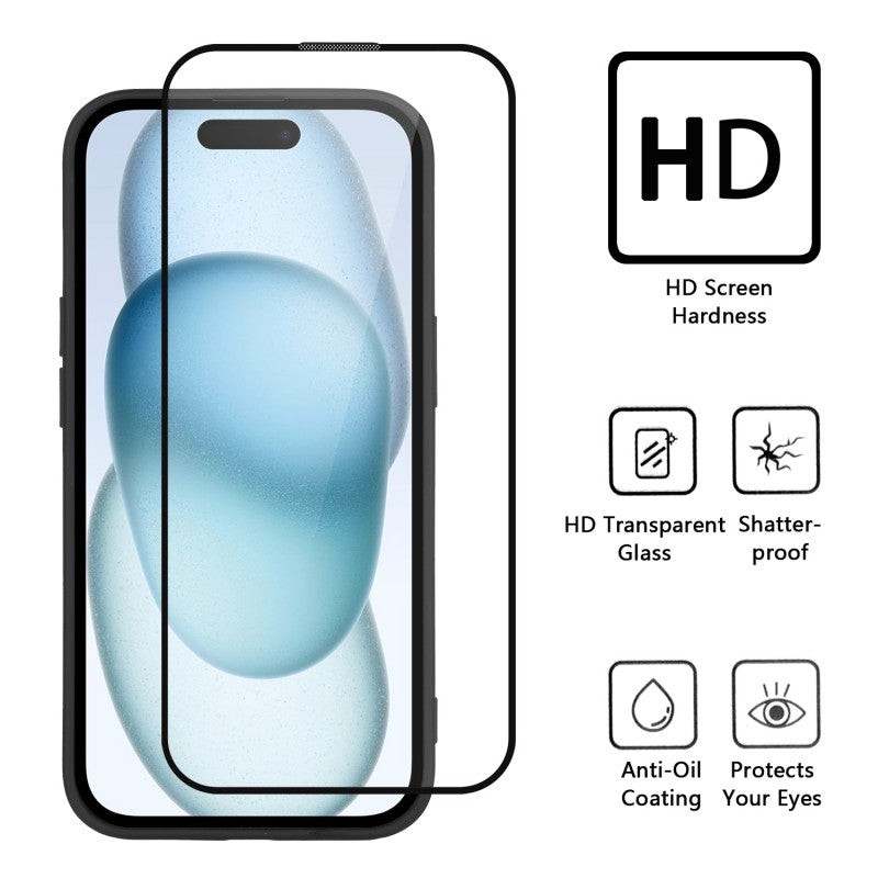 WANLONFENG For Honor Magic8 Lite 5G / Honor X70 5G / Honor X9d 5G TPU Case  DKSM Series Electroplated Frame Back Cover with Tempered Glass