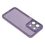 WANLONFENG For Xiaomi Poco C85 4G (171mm) / Xiaomi Redmi 15C 4G (Global) (171mm) TPU Case  DKSM Series Electroplated Frame Back Cover with Tempered Glass