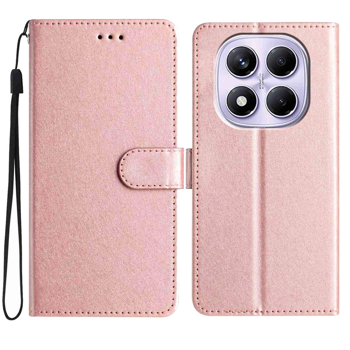 For Xiaomi Redmi Note 15 Pro 5G (Global) Wallet Case Leather Folio Phone Cover Magnetic Clasp