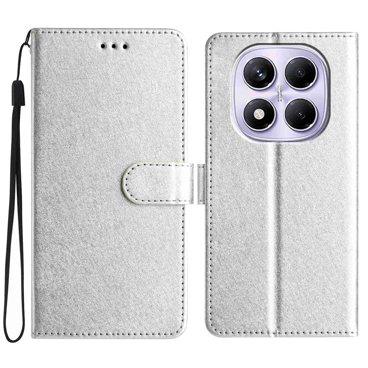 For Xiaomi Redmi Note 15 Pro 5G (Global) Wallet Case Leather Folio Phone Cover Magnetic Clasp
